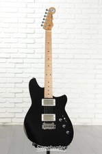 Reverend Kingbolt HH Electric Guitar - Midnight Black, Maple Fingerboard
