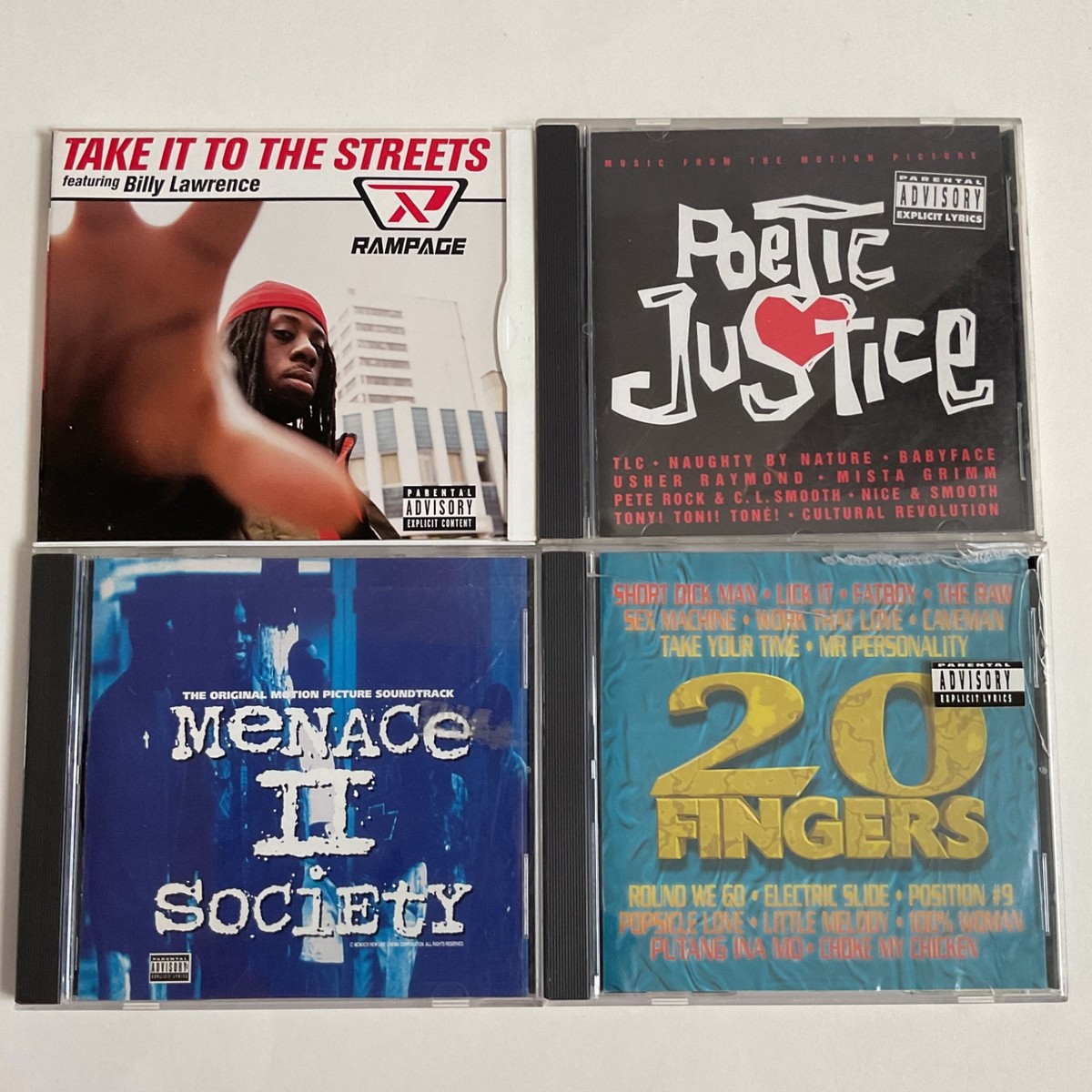 洋楽 REIGN G-RAP INDIE R&B CD VTG 90s Rap Hip Hop R&B CD Lot 8 20 Fingers Compilation Rampage