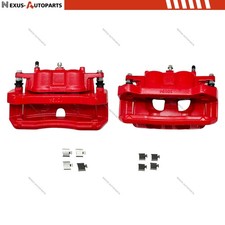 Red Front Disc Brake Calipers 2Pcs for Ford F-150 Expedition Lincoln Navigator