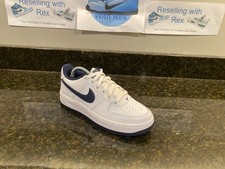 Size 4.5 - Nike Air Force 1 Low White Midnight Navy