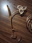 Vintage Austrian Crystal gold plated suncatcher set — photo 8