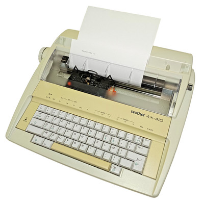 Elektronische Schreibmaschine Brother AX-410 - AZERTY Vintage Retro UK 90s