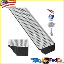 Gutter Guards 5inch Wide 28-208ft Total Length Cover Mesh Leaf Debris Protection