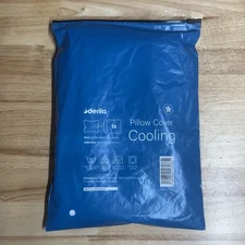 Derila Memory Foam Cooling Pillowcase Pillow Cover 20x12x4” Standard Size NEW