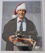 Chevy Chase Signed 11x14 Christmas Vacation Beckett Certified Autograph