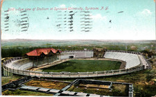 Syracuse, New York - View of the the Syracuse University Stadium - in 1909