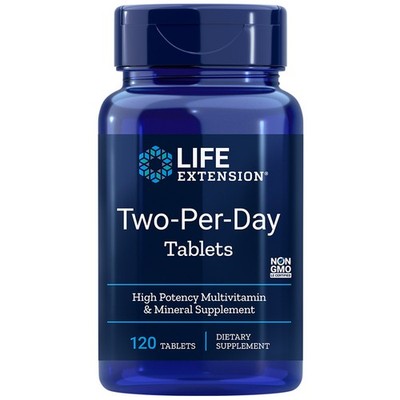 Life Extension Two-Per-Day Multivitaminpräparat 120 Tabletten
