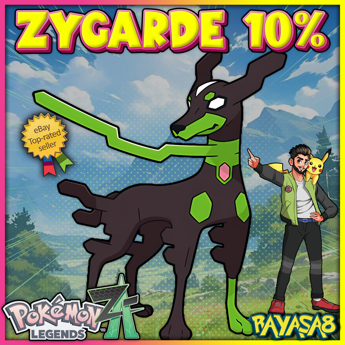 Zygarde 10% Form Legendary Pokemon legends ZA 6IV Home🌟 | eBay
