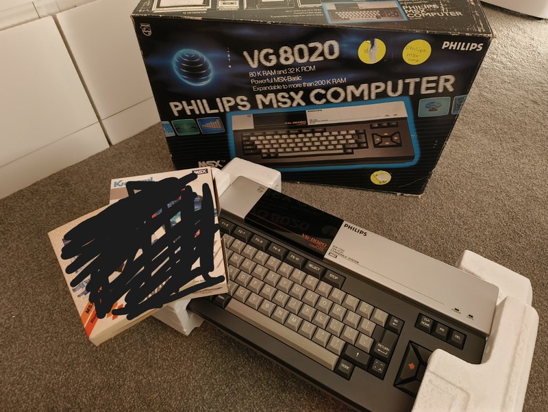 Philips MSX Computer VG8020, Tested Working. With Box