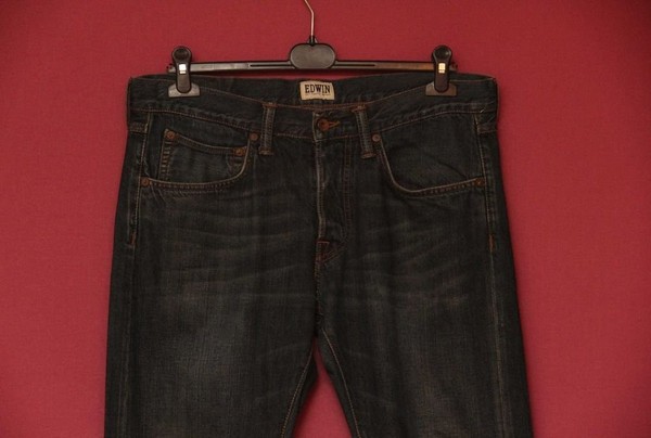 Men Edwin Jeans Navy Denim 34