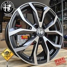 KIT 4 Cerchi In Lega 17" Compatibili con Alfa Romeo Giulietta 159 Stelvio Tonale