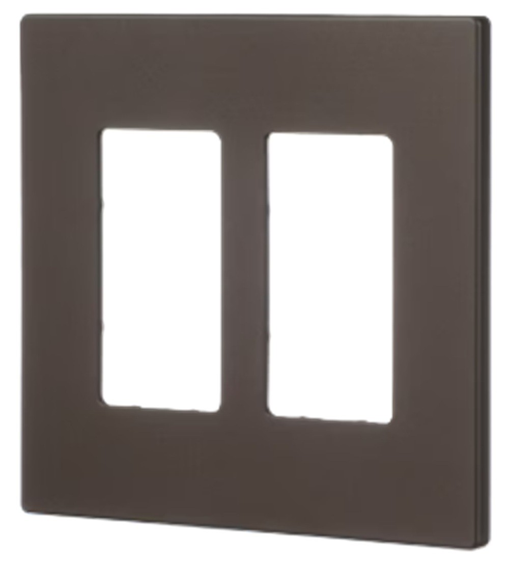 Eaton PJS262RB-F-LW 2-Gang Oil-Rubbed Bronze Screwless Wall 