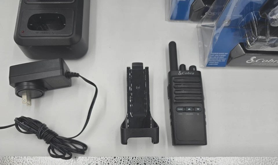Cobra PX655-BCH6 6-pack Pro Business Radios W/ Charging Dock + 6 NEW PX500 - Image 3 of 4