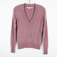 Veronica Beard Coleta Cashmere Sweater in Heather Pink Size XS