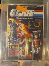 GI Joe SNEAK PEEK 1987 1988 MOC AFA 85 Hasbro Vintage Factory Sealed Figure