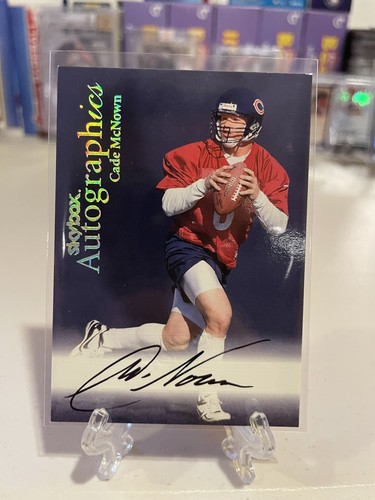1999 Skybox Premium Autographics Cade McNown Rookie Auto RC