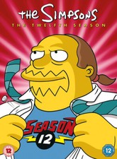 The Simpsons: Complete Season 12 DVD (2009) Matt Groening cert 12 4 discs