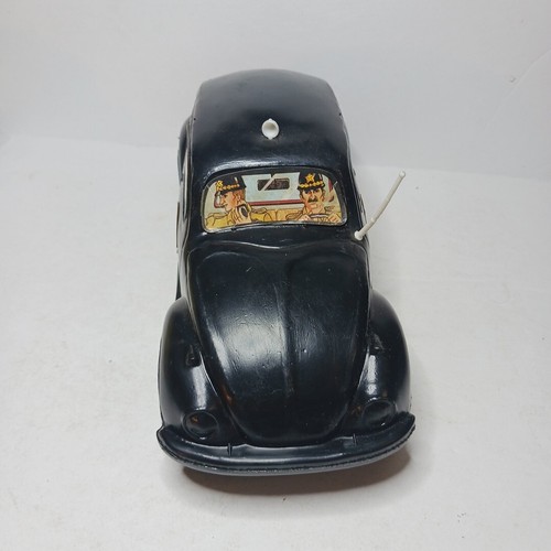 Policia Militar Sao Paulo VW Volkswagon Black Blow Mold White Plastic Details - Picture 9 of 11