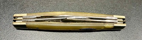 Smith & Wesson “Texas Hold-‘Em” 3-Blade Stockman Knife, Cracked-Ice Scales - Picture 6 of 8