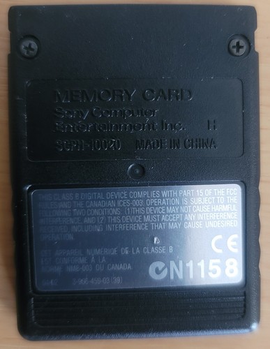 Sony PlayStation 2 PS2 8MB Memory Card - SCPH-10020 MagicGate Magic Gate - Picture 2 of 3