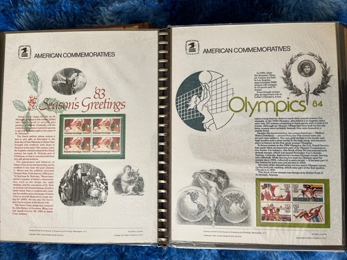 American Commemorative Collection Binder with 40 Panels, 1983-1984 - Picture 6 of 24