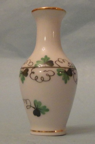 HEREND China PE PERSIL PARSLEY Green Garland Vintage Porcelain EMPEROR-KING VASE - Picture 3 of 6