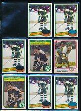 Lot (8) Brad Maxwell 1982-83 O-Pee-Chee #168 #102 Topps #152 North Stars (IO9)