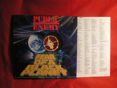  PUBLIC ENEMY  -  FEAR OF A BLACK PLANET !! ( LP ) 1.NL-Pressung !! Selten !!