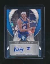 RICKY COUNCIL IV 2024-25 PANINI CERTIFIED SIGNATURES AUTO #TCS-CON