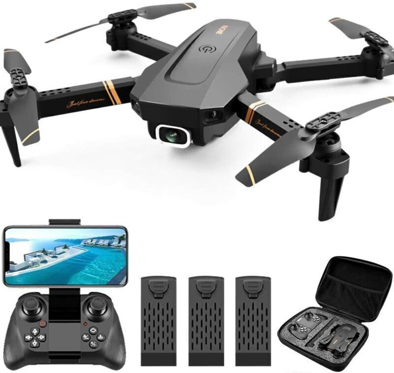 Quad Air Drone RC Drone 4k HD Wide Angle Dual Camera WIFI FPV Drone