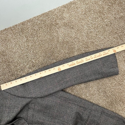 Brooks Brothers 1818 Blazer Sportcoat Mens 43R Houndstooth Plaid Wool Madison - Picture 10 of 11