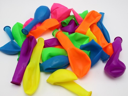 Globos fluorescentes para fiesta dedegradación de 10 pulgadas 100 un. globos reutilizables con brillo de neón - Imagen 6 de 25