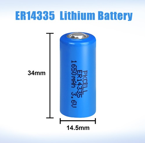 12pcs 2/3AA Batteries ER14335 TL-5955 1650mAh 3.6V Li-SOCl2 for Alarm Systems - Picture 2 of 7