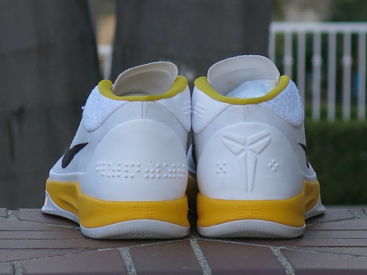 Size 18 - Nike Kobe A.D. Mid White Yellow for sale online | eBay