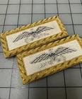 1885 Span Am Colonel, U.S. Infantry Shoulder Boards Insignia, White - rare, NEW