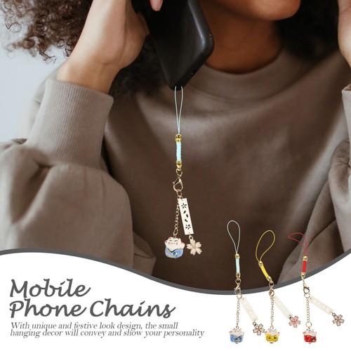 3 Pcs Sakura Handydekoration Mädchen Telefonanhänger Süße Handyanhänger - 第 5/12 張圖片