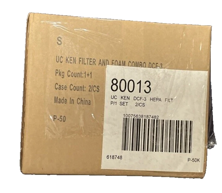 LOTE DE CUATRO - Filtros de vacío HEPA verticales sin bolsa Kenmore marca Ultra Care DCF-3 Foto 3 de 4