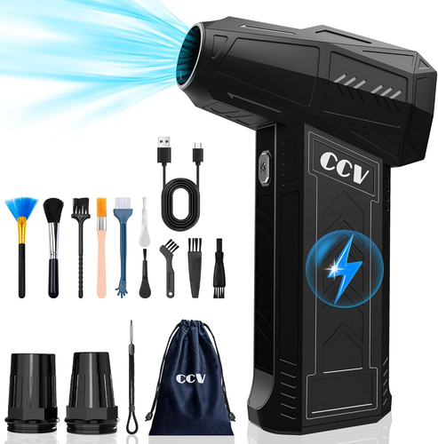 Compressed Air Duster - 180000RPM Electric Air Duster for Cleaning Keyboard&Pc 3