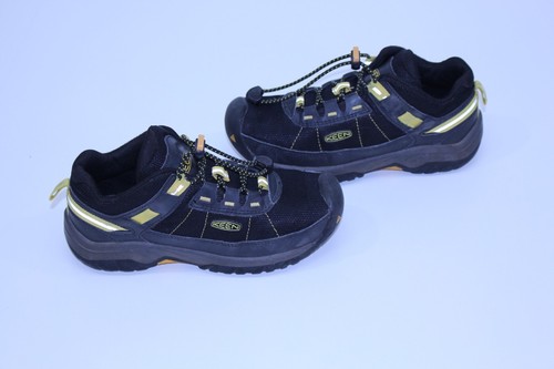 Keen Targhee Black Hiking Shoes 2 Trail Sneakers Boys Youth TD Sport Yellow Draw - Picture 17 of 22