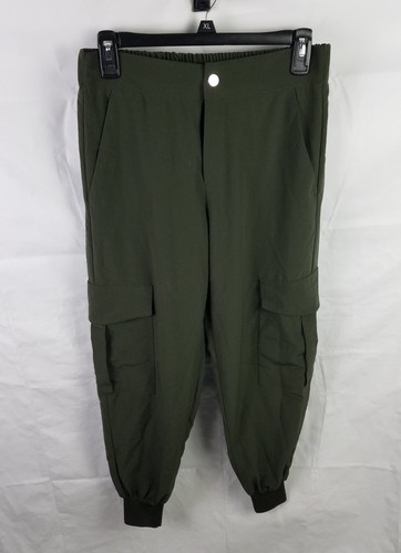 NWT Zara Cargo Trousers Joggers Pockets Green Womens Size Small | eBay