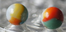 Vitro Agate Swirl Parrots 2 Toy Marbles 178