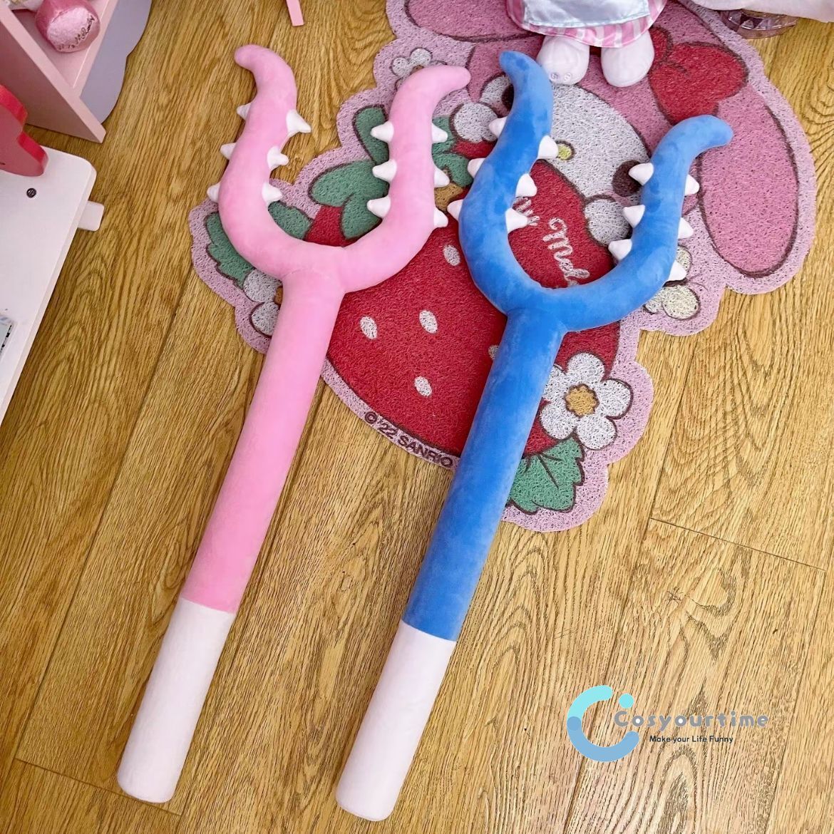 VERDY HARAJUKU DAY × MAGIC STICK TAGMAT Anime Chiikawa Hachiware Plush Magic Stick Doll Soft Plushie