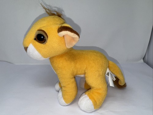 VTG 1993 Original Disney Lion King Magnetic Kissing Simba & Nala Plush Toy - Picture 2 of 17