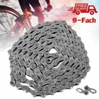 Fahrrad Kette 9 Fach 116 Glieder MTB Mountainbike Fahrradkette mit Kettenschloss
