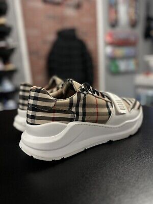 Size 43EU/10US- Burberry Vintage Check Men's Sneaker 100 Size 43EU/10US- Burberry Vintage Check Men's Sneaker 100