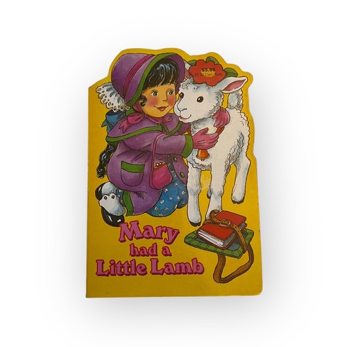 1996 Mary Had A Little Lamb. Vintage Children's Board Book. Nursery Rhymes, - Picture 2 of 6