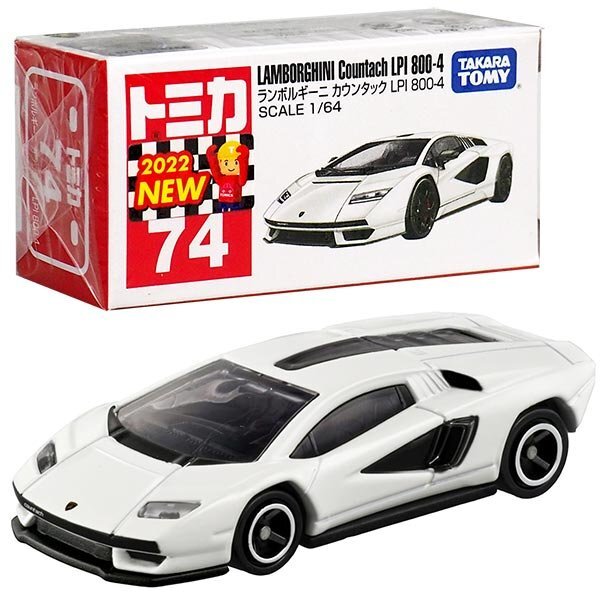 Takara Tomy Tomica Druckgussauto - 1/64 No.74 Lamborghini Countach