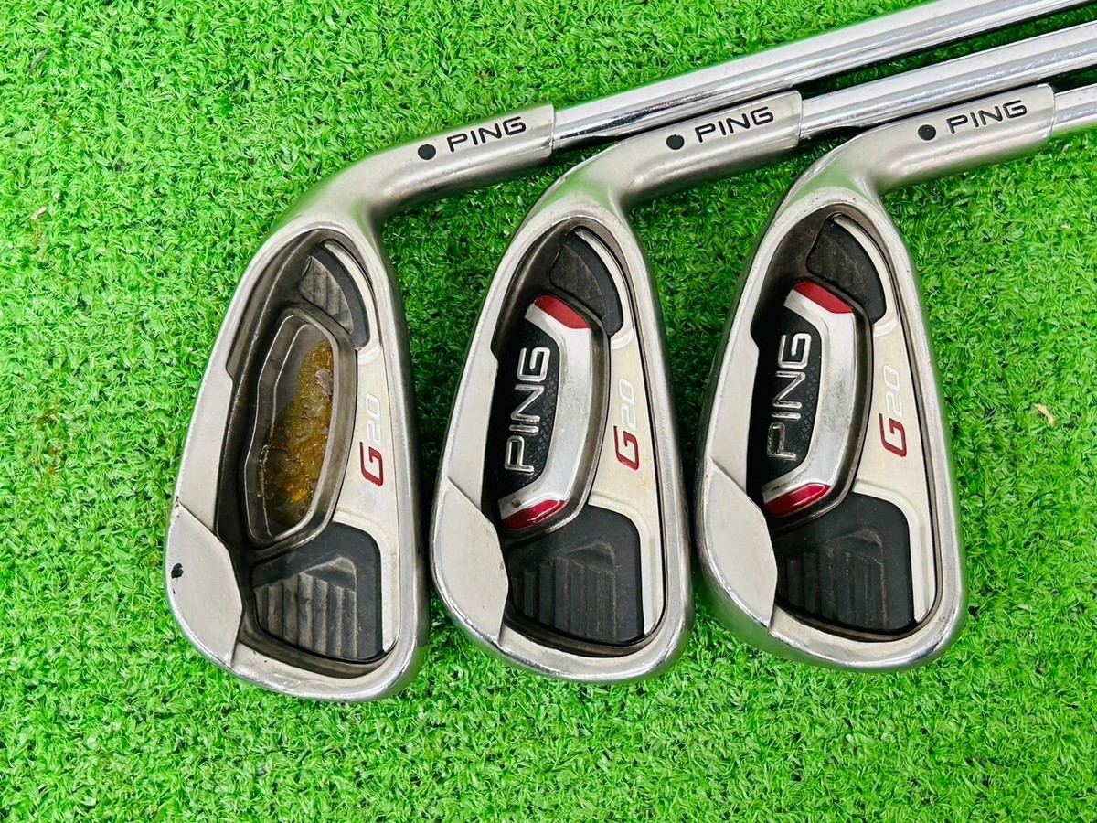 Set of 6 x Ping G Series Black Dot Irons 6-SW (All Weights Missing) Set of 6 x Ping G Series Black Dot Irons 6-SW (All Weights Missing)