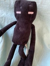 Minecraft Mojang 10" Enderman Stuffed Plush Black Used Condition