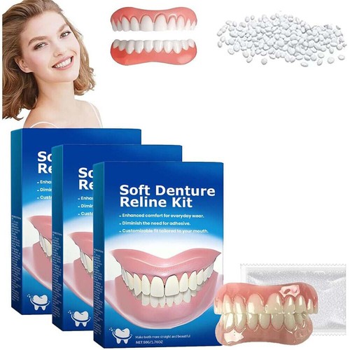 Perfect Fit Kit Reline Silicone Protesi Morbida Reline per Uomo e Donna2025 - Foto 21 di 22